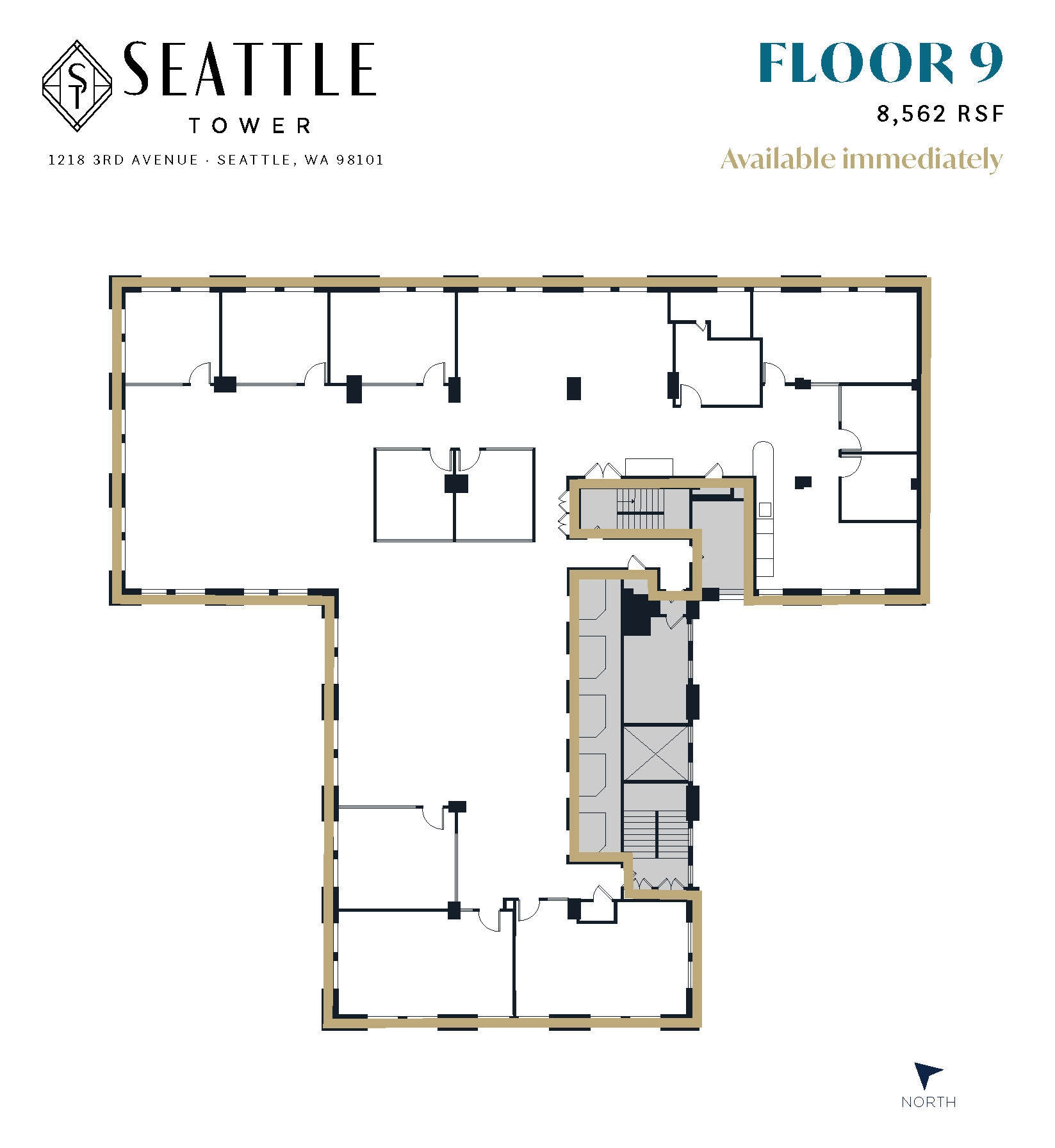 1218 3rd Ave, Seattle, WA for lease Floor Plan- Image 1 of 1