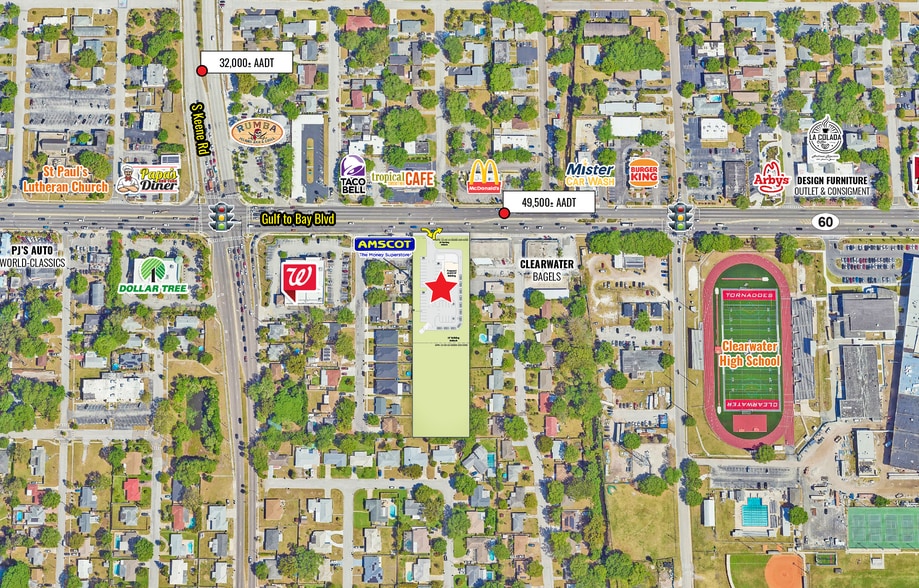 1849 Gulf To Bay Blvd, Clearwater, FL for lease - Building Photo - Image 2 of 3