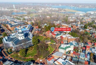 86 Maryland Ave, Annapolis, MD - aerial  map view