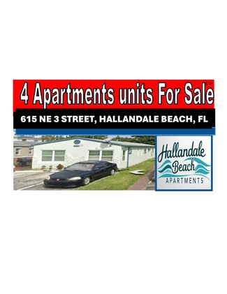 More details for 615 NE 3rd St, Hallandale Beach, FL - Multifamily for Sale