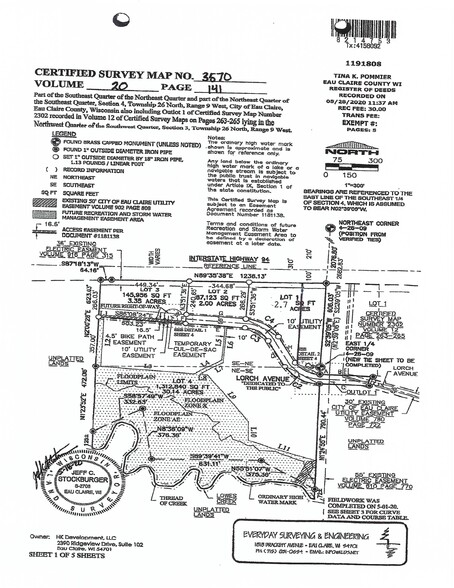 Lorch Ave, Eau Claire, WI for sale - Site Plan - Image 3 of 3