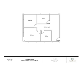 23603 Park Sorrento, Calabasas, CA for lease Floor Plan- Image 2 of 7