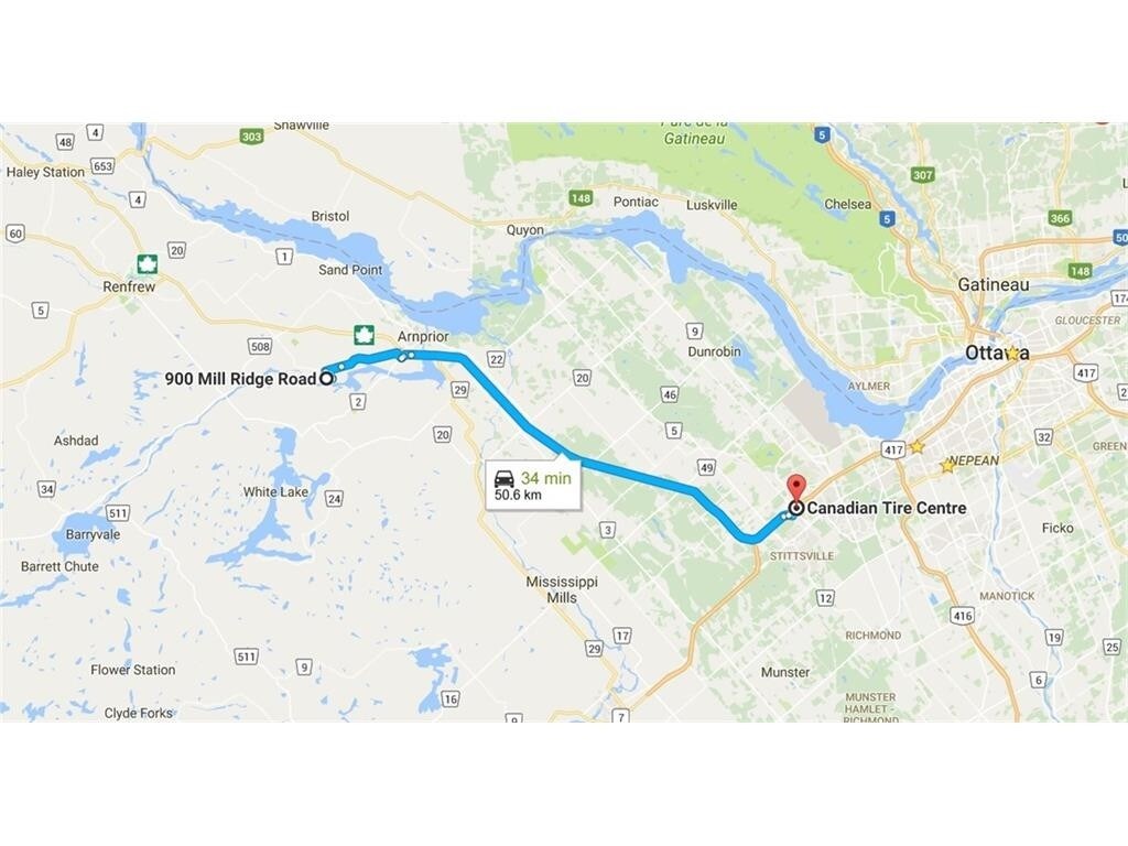 900 Mill Ridge Rd, Mcnab/braeside, ON K7S 3G8