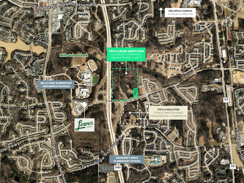 6050 Morrisville Parkway, Cary, NC for sale - Aerial - Image 1 of 2