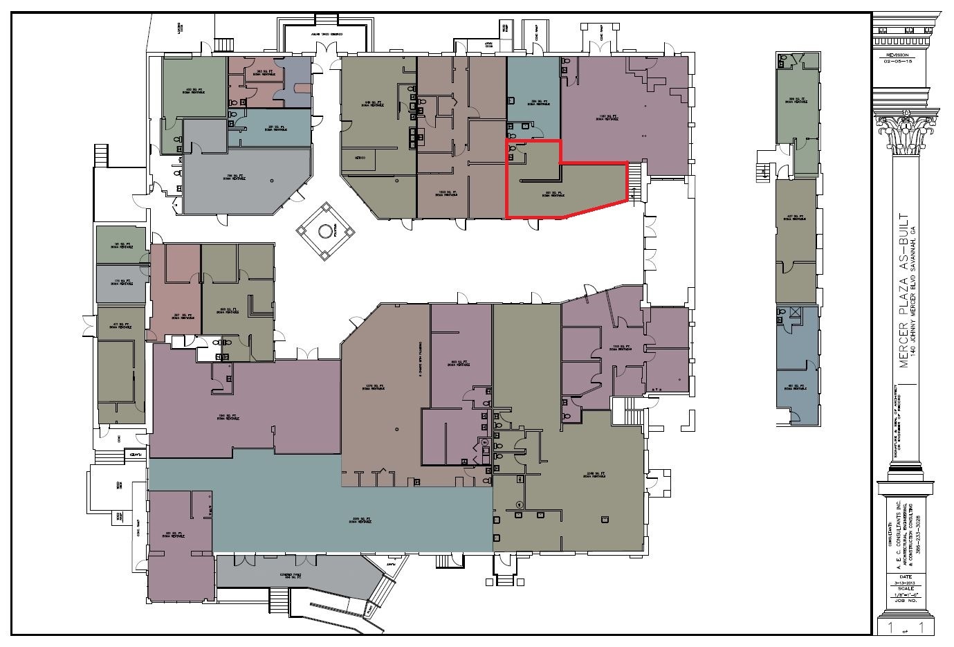 140 Johnny Mercer Blvd, Savannah, GA for lease Floor Plan- Image 1 of 2