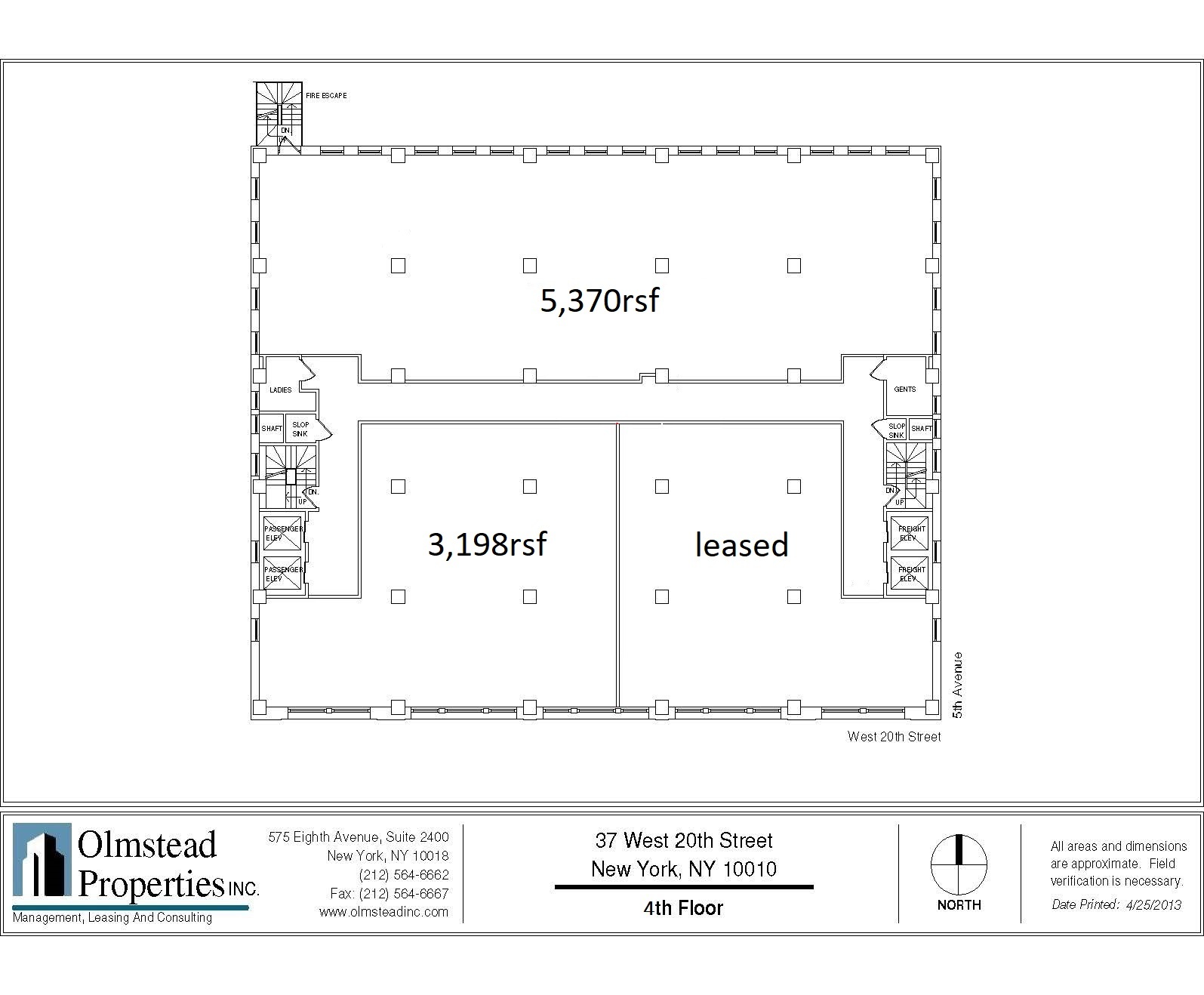 37 W 20th St, New York, NY for lease Floor Plan- Image 1 of 2