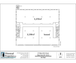 37 W 20th St, New York, NY for lease Floor Plan- Image 1 of 2