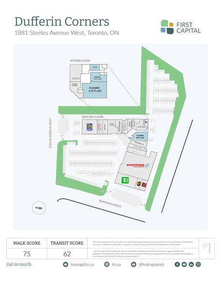 1881 Steeles Ave W, Toronto, ON for lease - Site Plan - Image 2 of 6