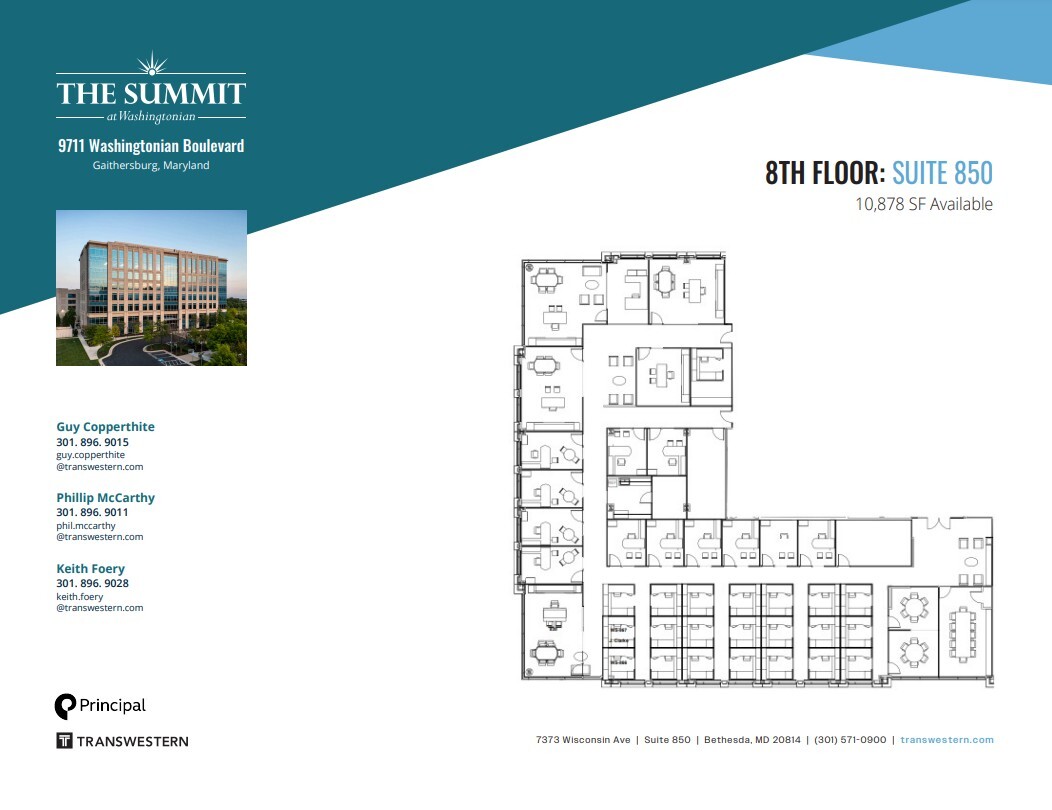 9711 Washingtonian Blvd, Gaithersburg, MD for lease Floor Plan- Image 1 of 1