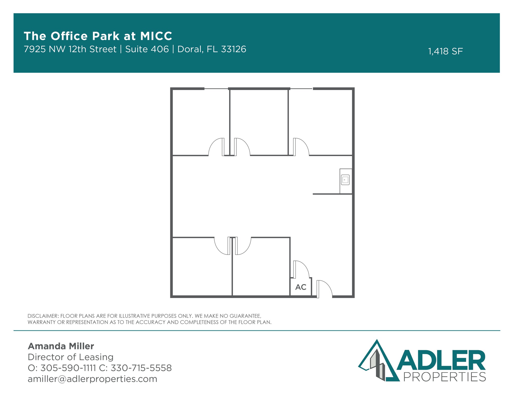 1200 NW 78th Ave, Doral, FL for lease Floor Plan- Image 1 of 1