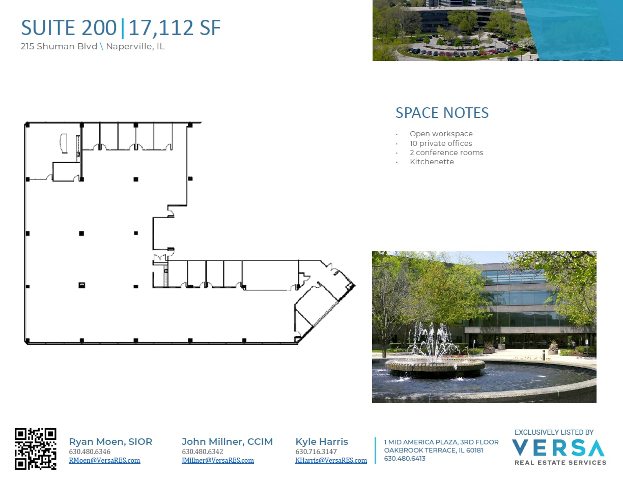 215 Shuman Blvd, Naperville, IL for lease Floor Plan- Image 1 of 1