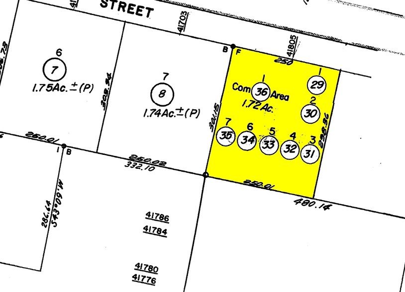 41805-41841 Albrae St, Fremont, CA for lease - Plat Map - Image 2 of 23