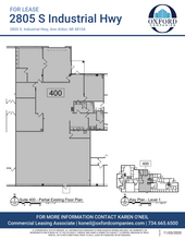 2805 S Industrial Hwy, Ann Arbor, MI for lease Floor Plan- Image 1 of 8