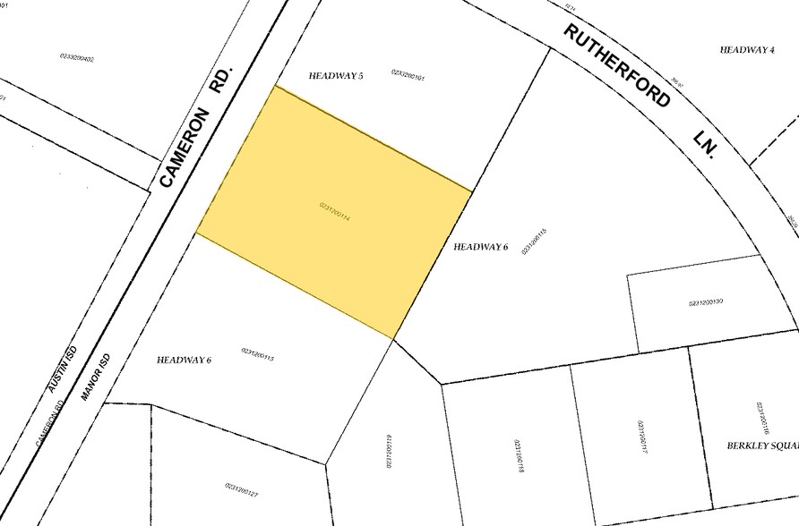 8011 Cameron Rd, Austin, TX for sale - Plat Map - Image 1 of 1