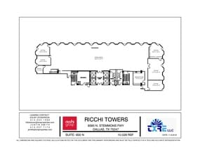 8585 N Stemmons Fwy, Dallas, TX for lease Floor Plan- Image 2 of 2