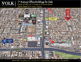 2664 N 1st Ave, Tucson, AZ - aerial  map view - Image1