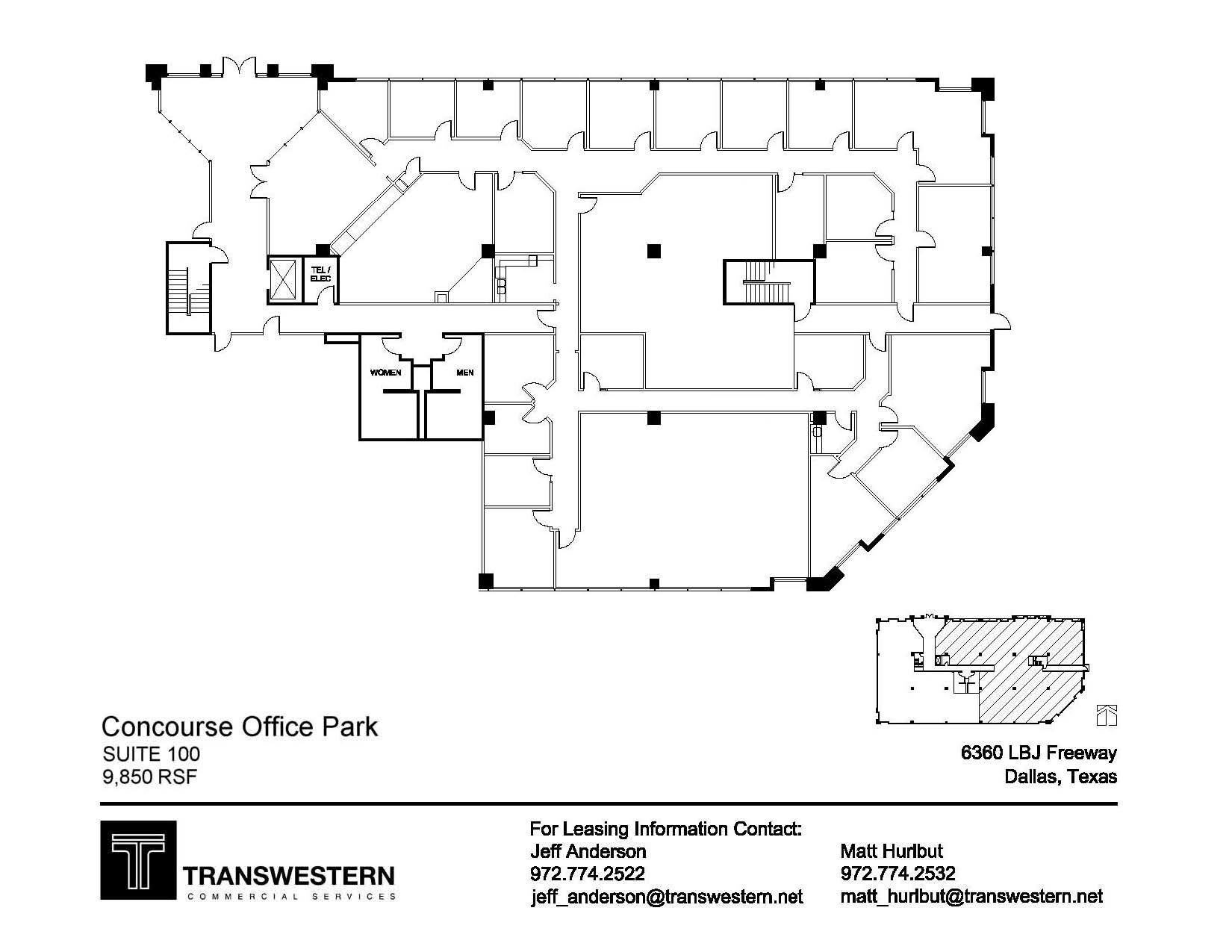 6350 LBJ Fwy, Dallas, TX for lease Floor Plan- Image 1 of 1