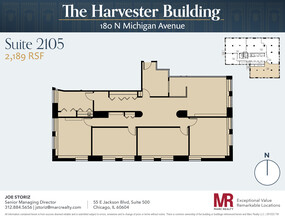 180 N Michigan Ave, Chicago, IL for lease Floor Plan- Image 1 of 8