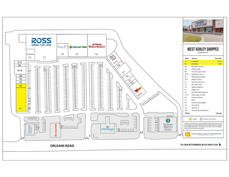 946 Orleans Rd, Charleston, SC for lease - Site Plan - Image 3 of 3