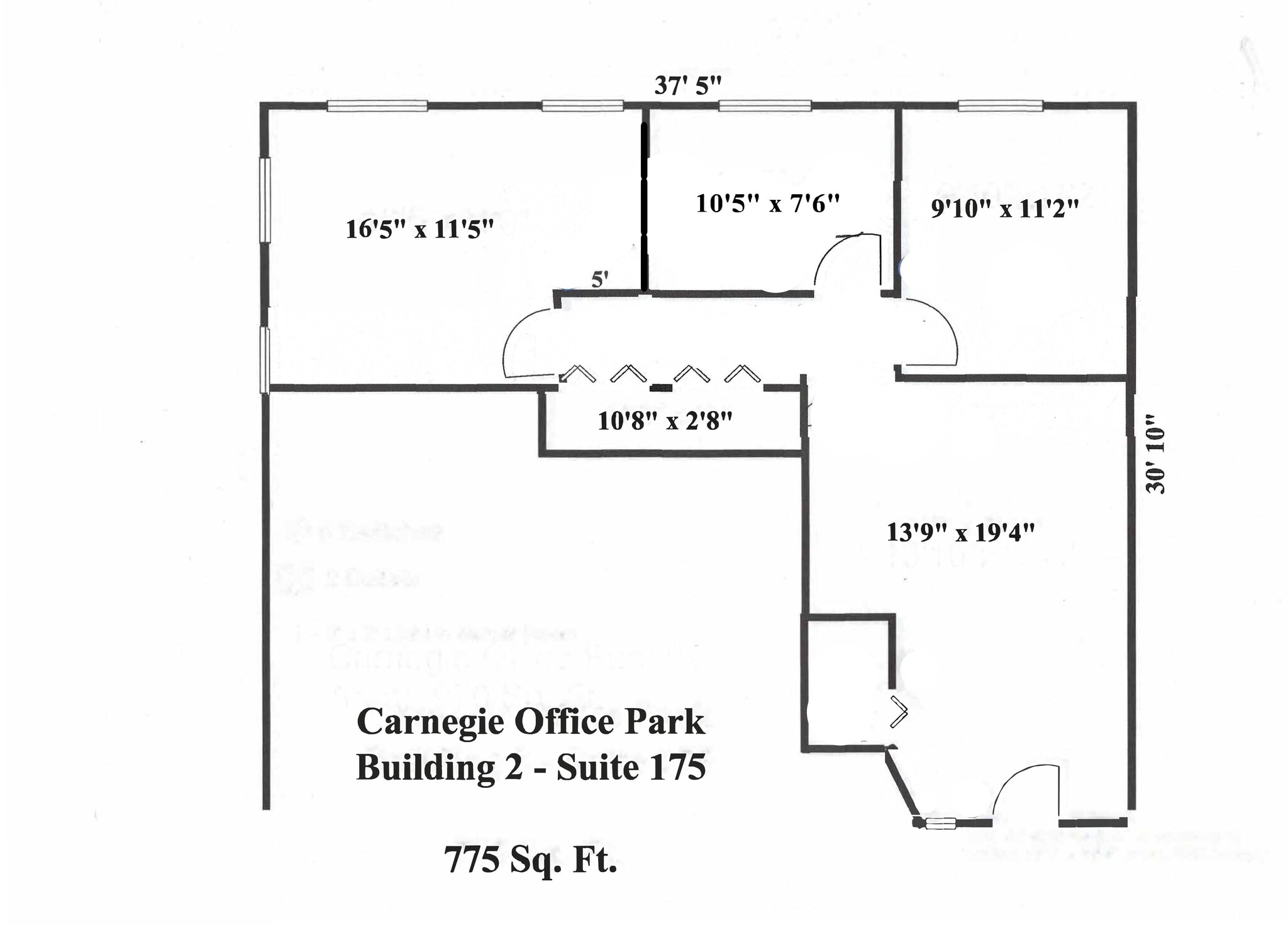 600 N Bell Ave, Carnegie, PA for lease Site Plan- Image 1 of 1