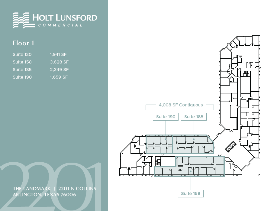 2201 N Collins St, Arlington, TX for lease Floor Plan- Image 1 of 1