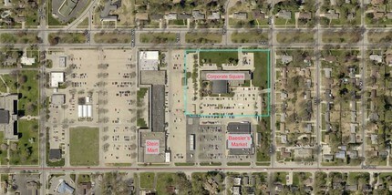 2901 Ohio Blvd, Terre Haute, IN - AERIAL  map view