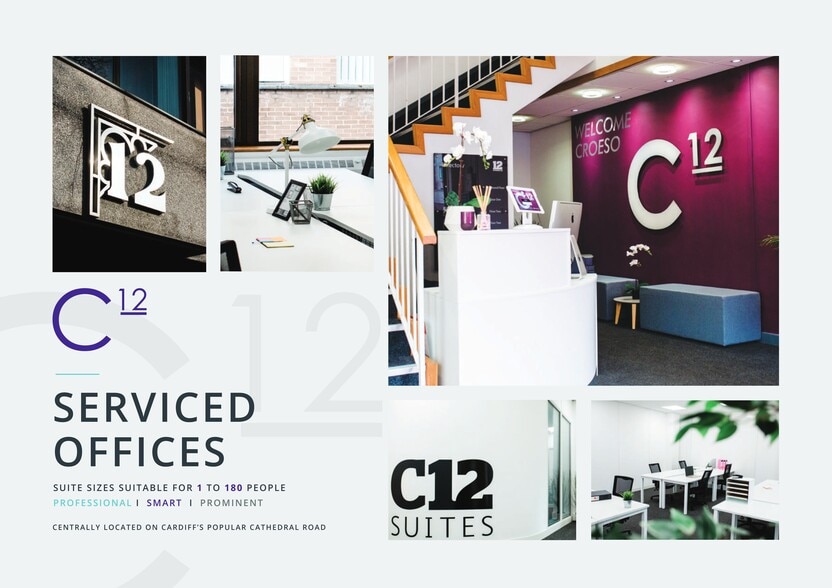 12 Cathedral Rd, Cardiff for lease - Site Plan - Image 2 of 2