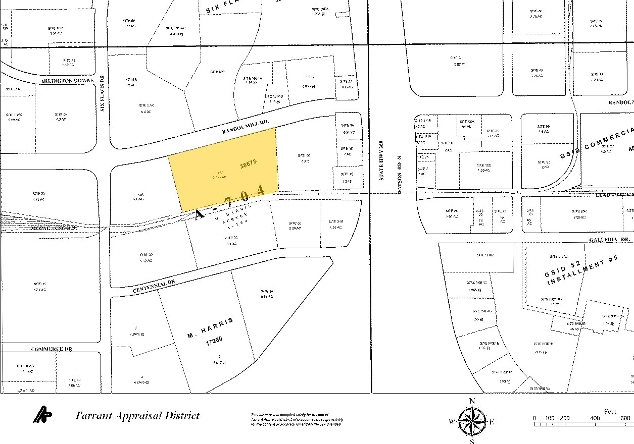 2400-2440 E Randol Mill Rd, Arlington, TX for sale Plat Map- Image 1 of 1
