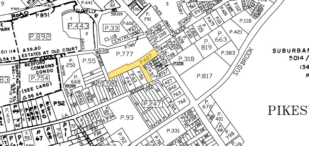 1420-1426 Reisterstown Rd, Pikesville, MD for lease - Plat Map - Image 3 of 5