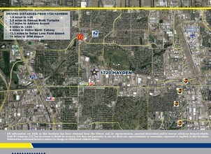 1720 Hayden Dr, Carrollton, TX - AERIAL  map view