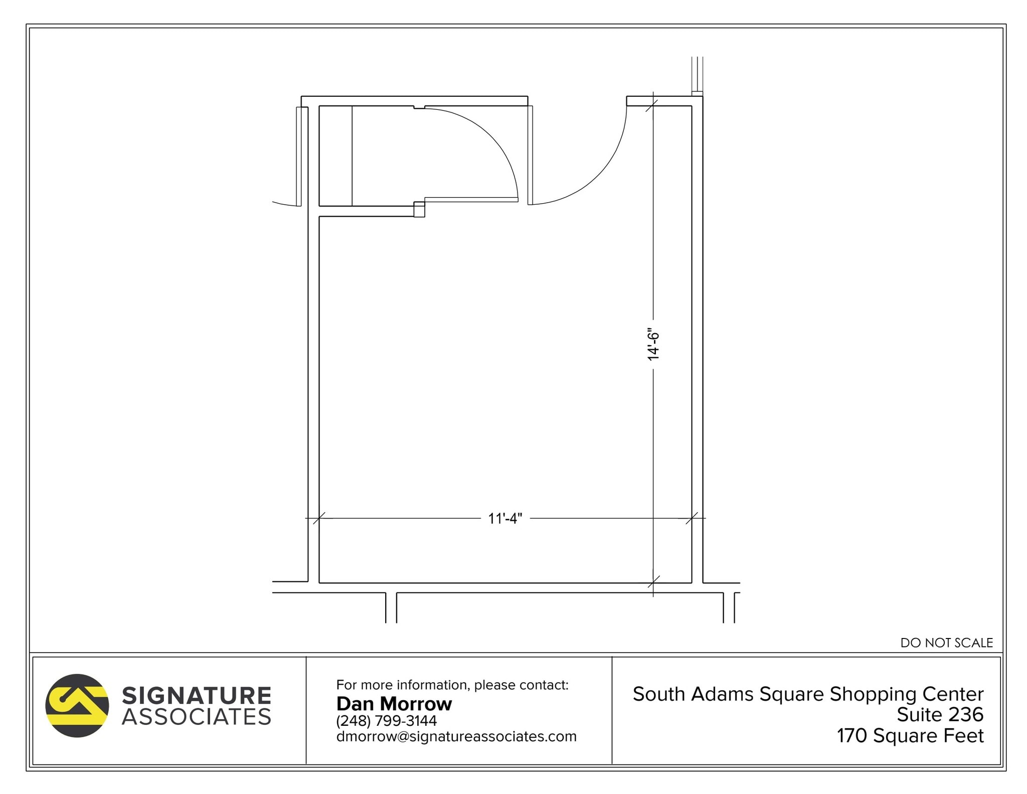 725 S Adams Rd, Birmingham, MI for lease Floor Plan- Image 1 of 1