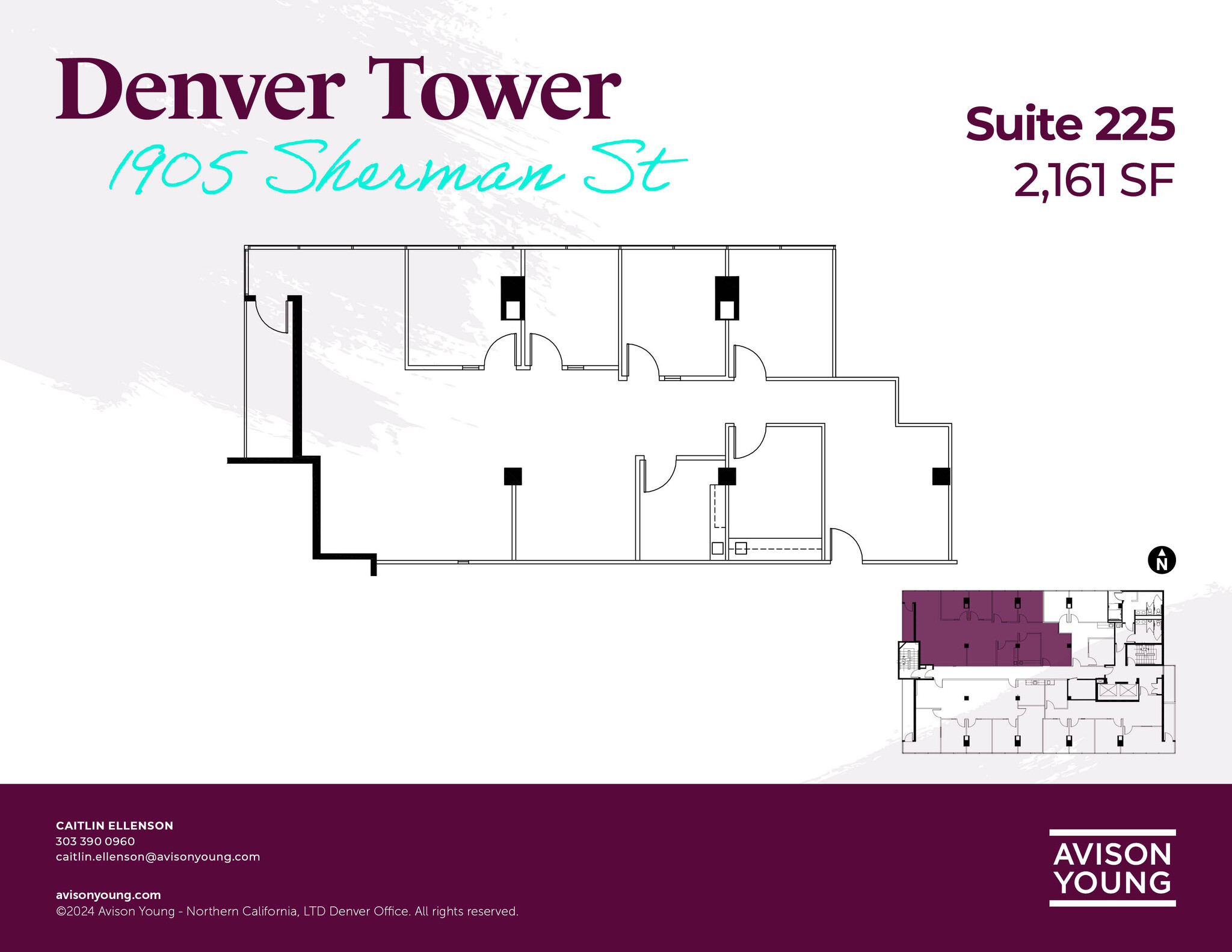 1905 Sherman St, Denver, CO for lease Floor Plan- Image 1 of 2