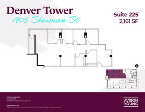 1905 Sherman St, Denver, CO for lease Floor Plan- Image 1 of 2