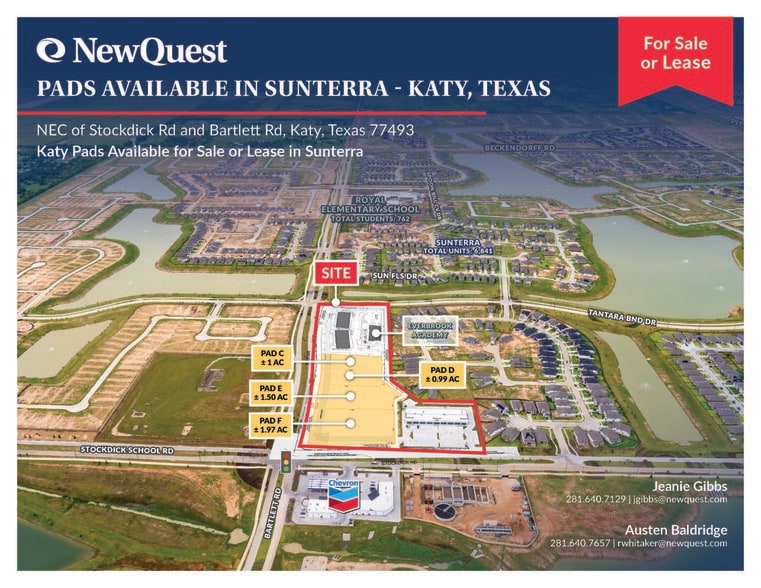 NEC of Stockdick Rd and Bartlett Rd, Katy, TX for sale - Building Photo - Image 1 of 4