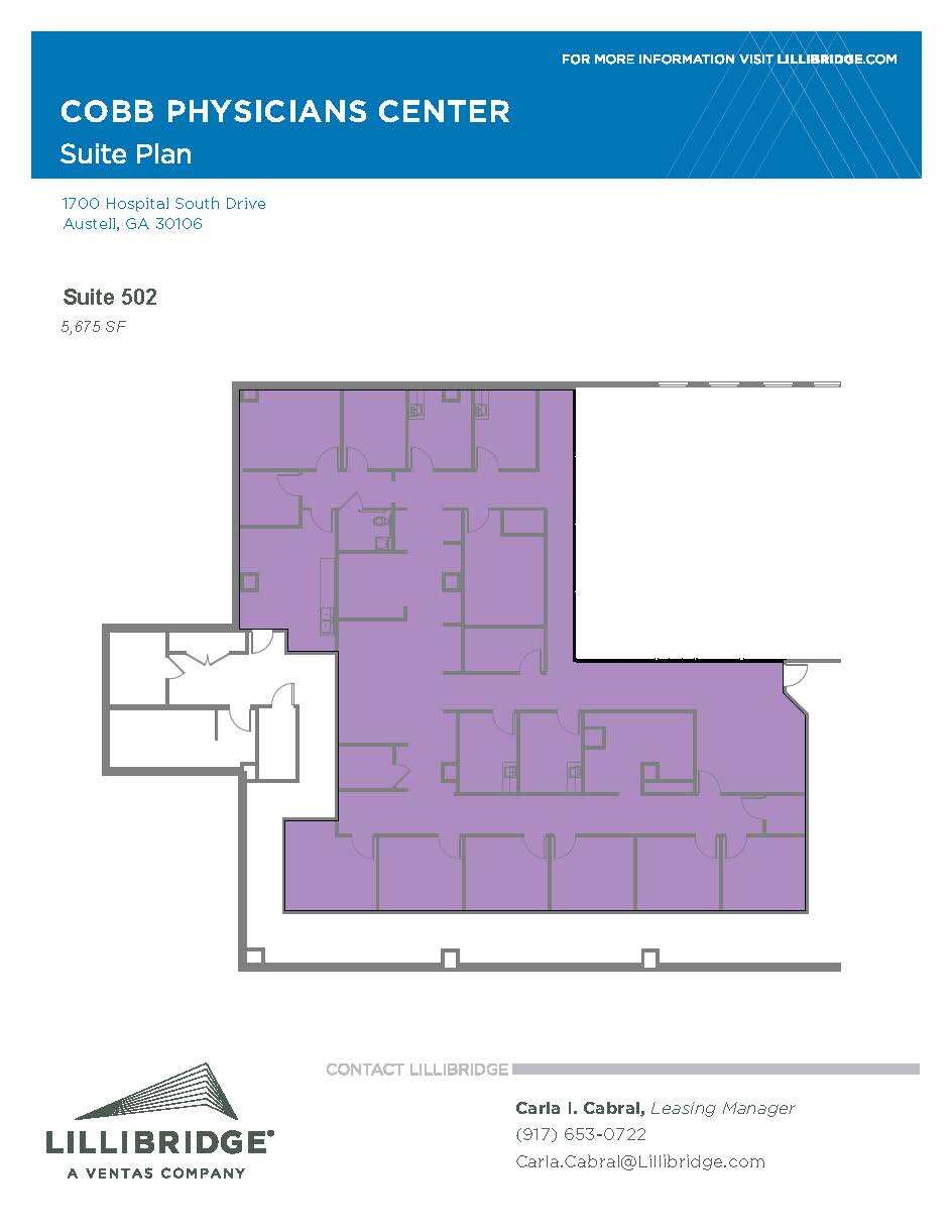 1700 Hospital South Dr, Austell, GA for lease Floor Plan- Image 1 of 1