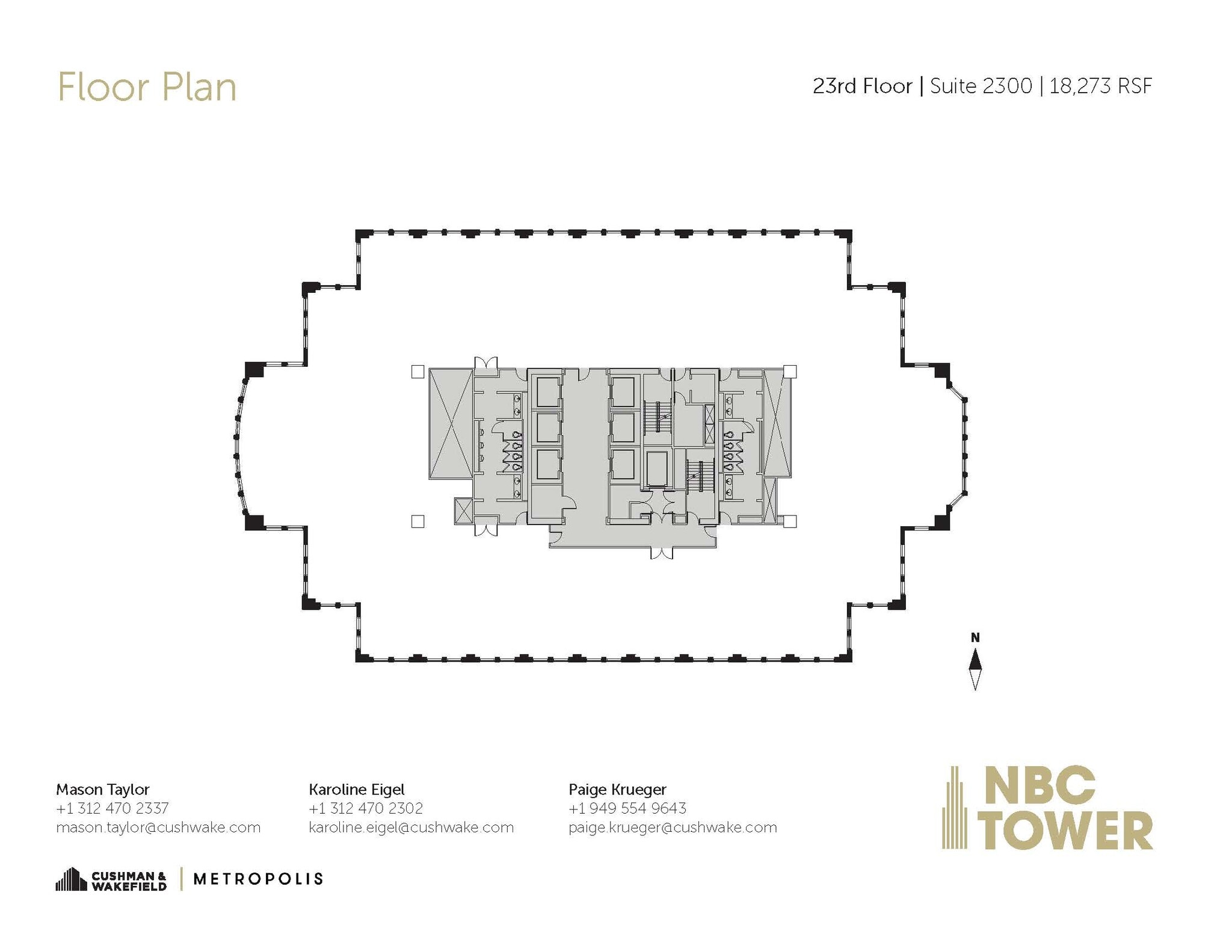 455 N Cityfront Plaza Dr, Chicago, IL for lease Floor Plan- Image 1 of 1