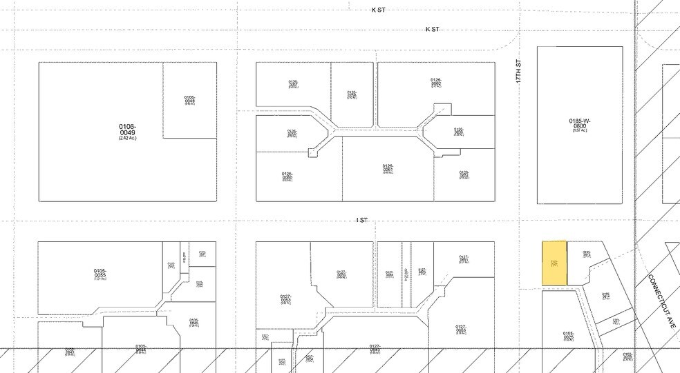 839 17th St NW, Washington, DC for lease - Plat Map - Image 2 of 4