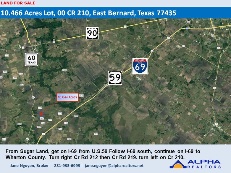 00 CR 210, East Bernard, TX for sale - Building Photo - Image 2 of 3