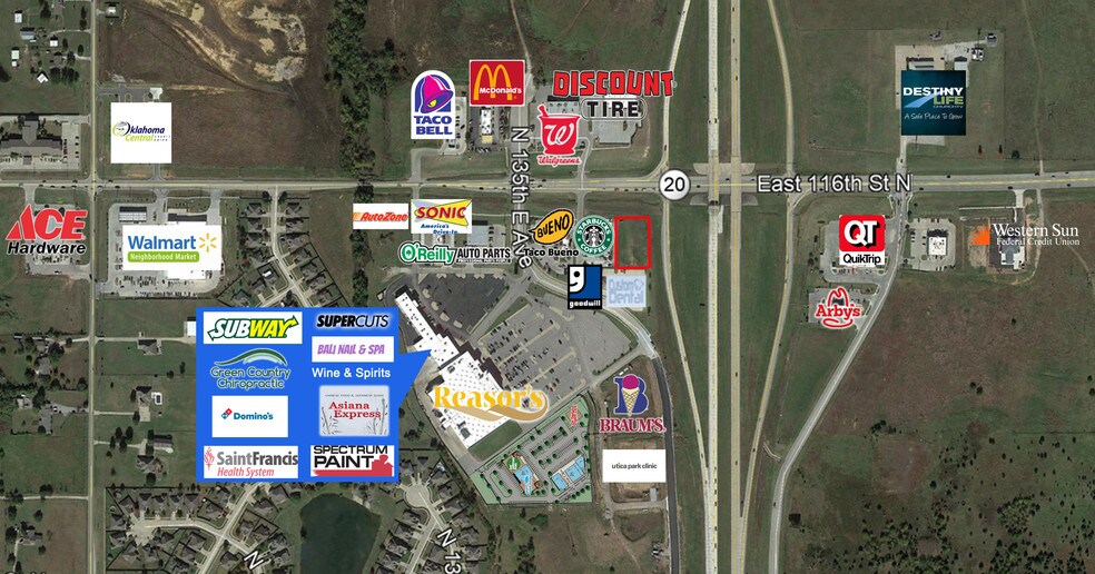 116th Street North, Owasso, OK, 74055 Commercial Land For Sale