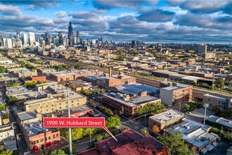 1900 W Hubbard St, Chicago, IL - AERIAL  map view