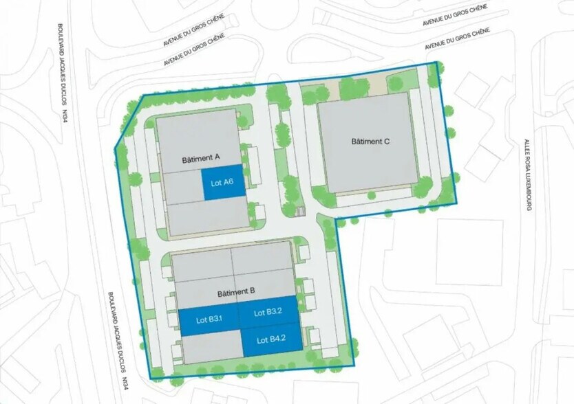 Flex in Éragny for lease - Floor Plan - Image 3 of 5