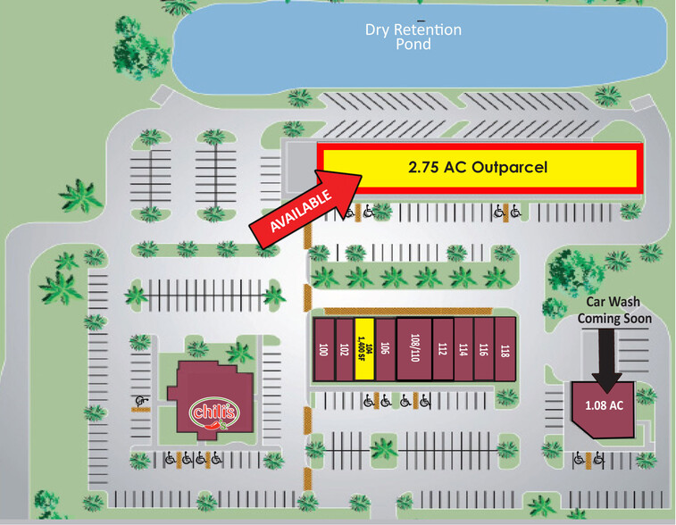 1702 N Woodland Blvd, Deland, FL for sale - Site Plan - Image 2 of 2