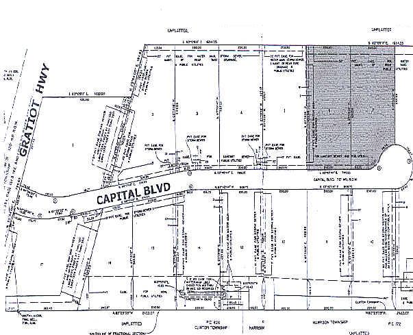 24601 Capital Blvd, Clinton Township, MI for sale - Plat Map - Image 2 of 7