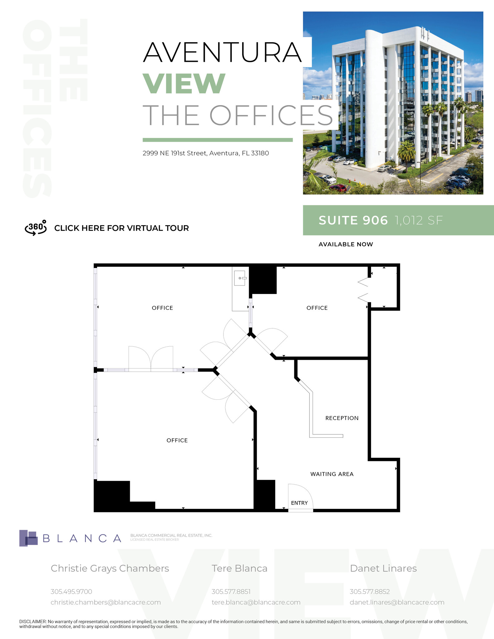 2999 NE 191st St, Aventura, FL for lease Floor Plan- Image 1 of 1