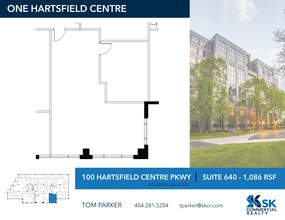 100 Hartsfield Centre Pky, Atlanta, GA for lease Site Plan- Image 1 of 1