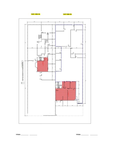 1523 26th St, Santa Monica, CA for lease - Floor Plan - Image 2 of 2