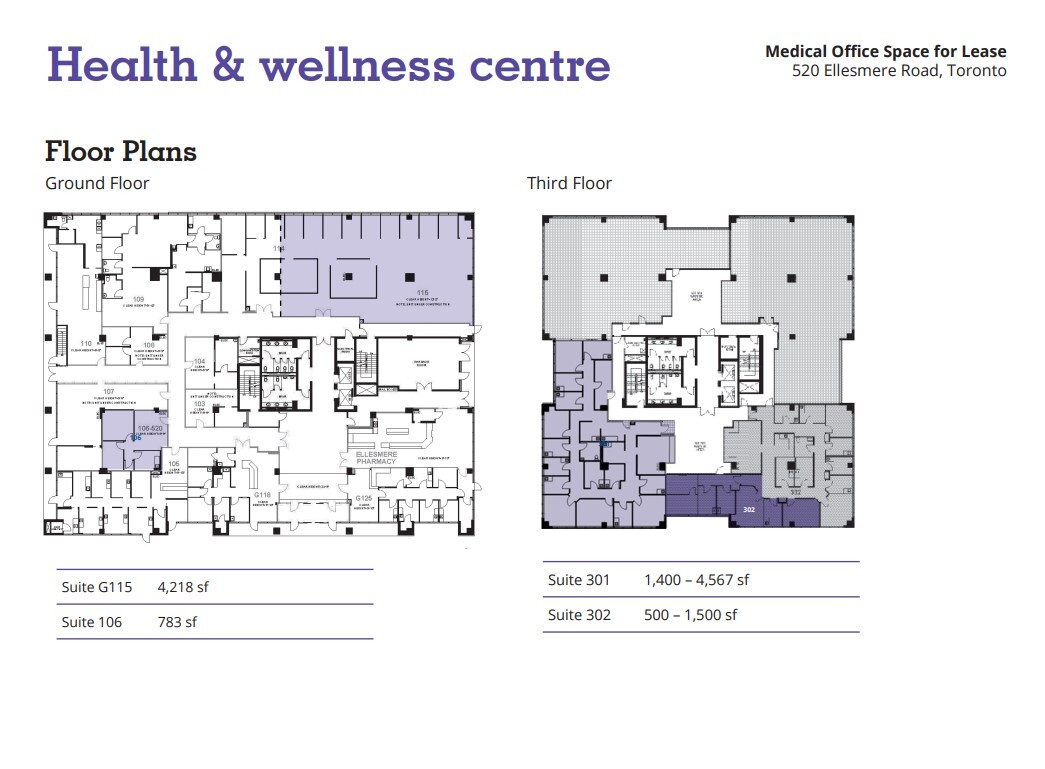 520 Ellesmere Rd, Toronto, ON for lease Floor Plan- Image 1 of 1