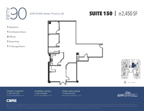 5090 N 40th St, Phoenix, AZ for lease Floor Plan- Image 1 of 1