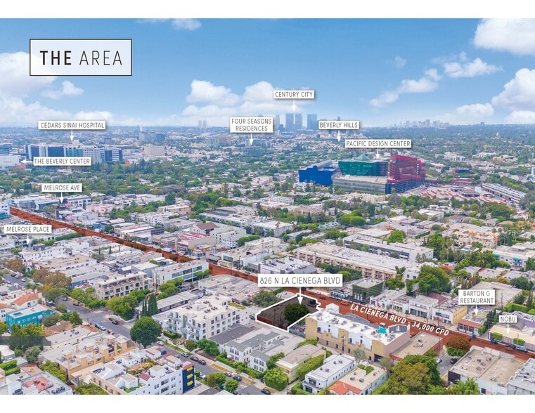 826 N La Cienega Blvd, West Hollywood, CA for lease - Building Photo - Image 2 of 20