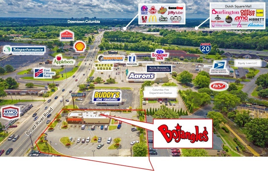 2423 Broad River Rd, Columbia, SC for sale Aerial- Image 1 of 1